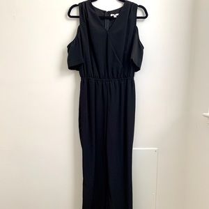 Halston Black Jumpsuit